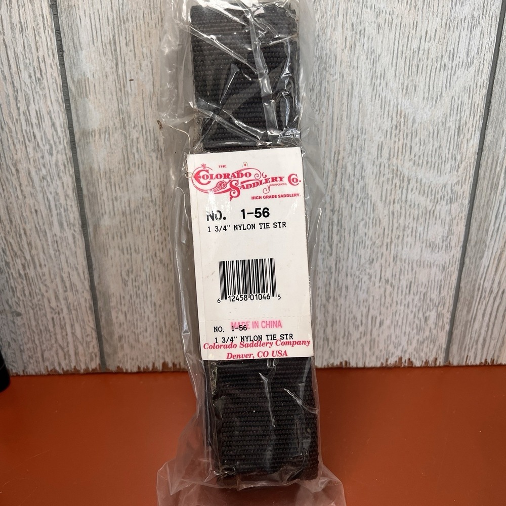 Brown Equine Tie Down Strap Colorado Saddlery Co. New 1 3/4" with holes